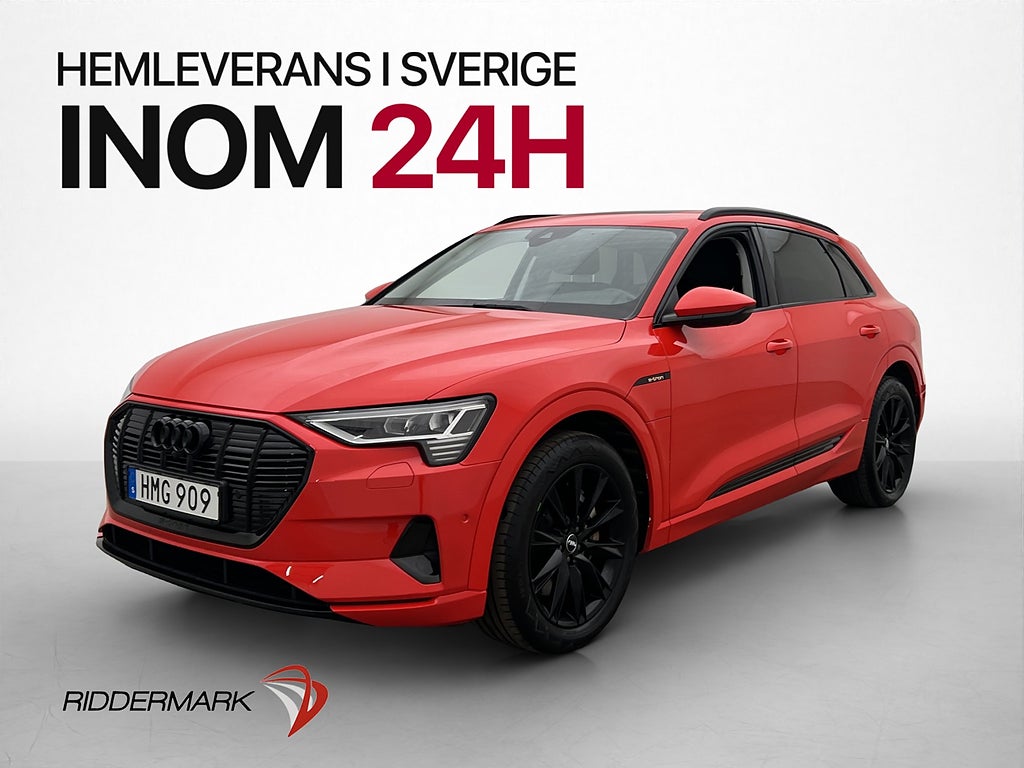 Audi E-Tron 55 Quattro 408hk Pano B&O Dragkrok 360 Elstolar