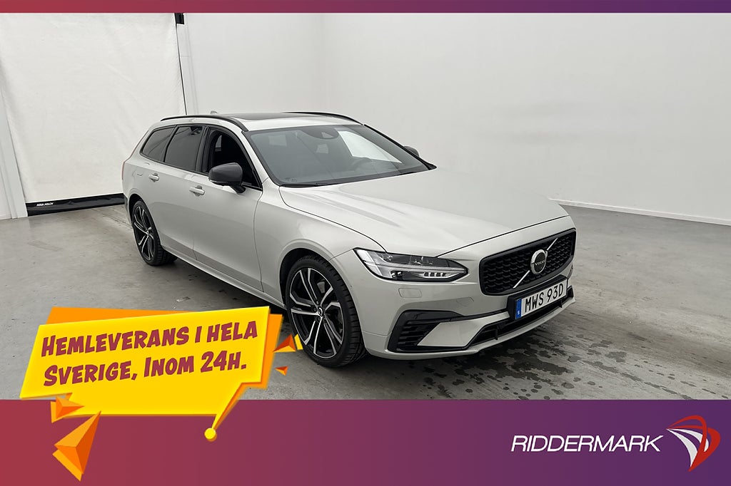 Volvo V90 Recharge T8 AWD R-Design VOC B&W 360 HUD Drag Pano