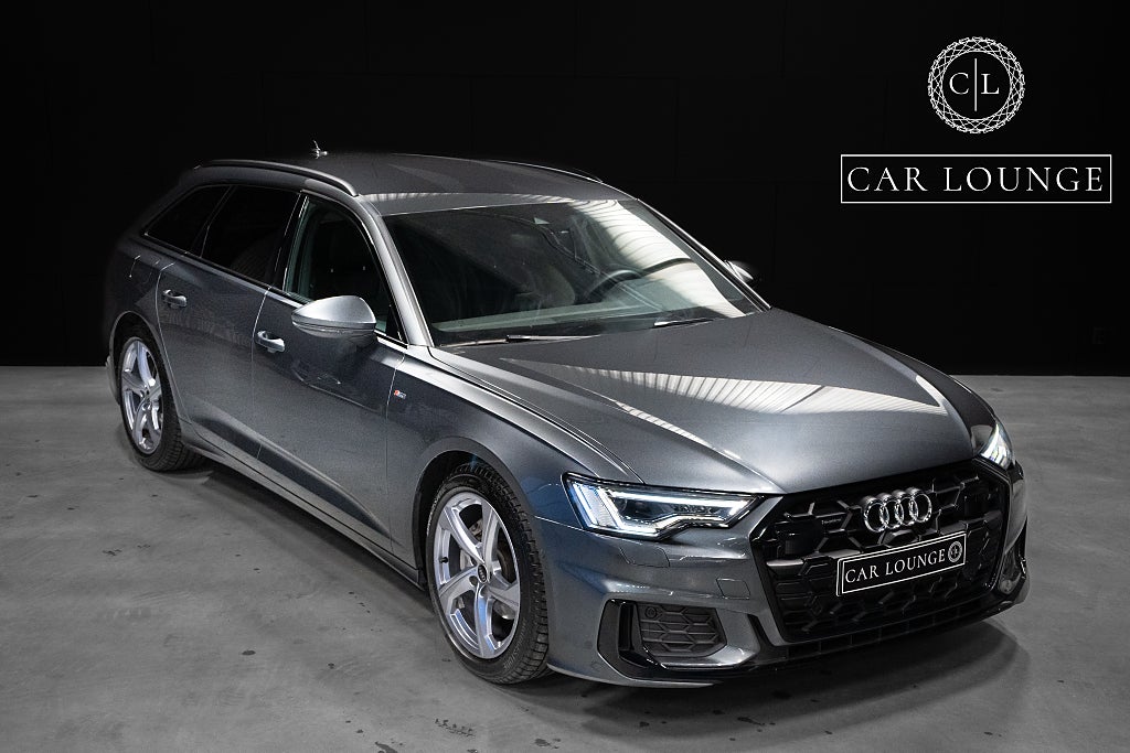 Audi A6 Avant 40 TDI quattro \ S-Line \ Svart optik \ Drag \ 