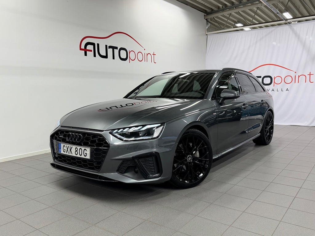Audi A4 Avant 40 TDI quattro 204hk S line|Värmare|Black Edt.