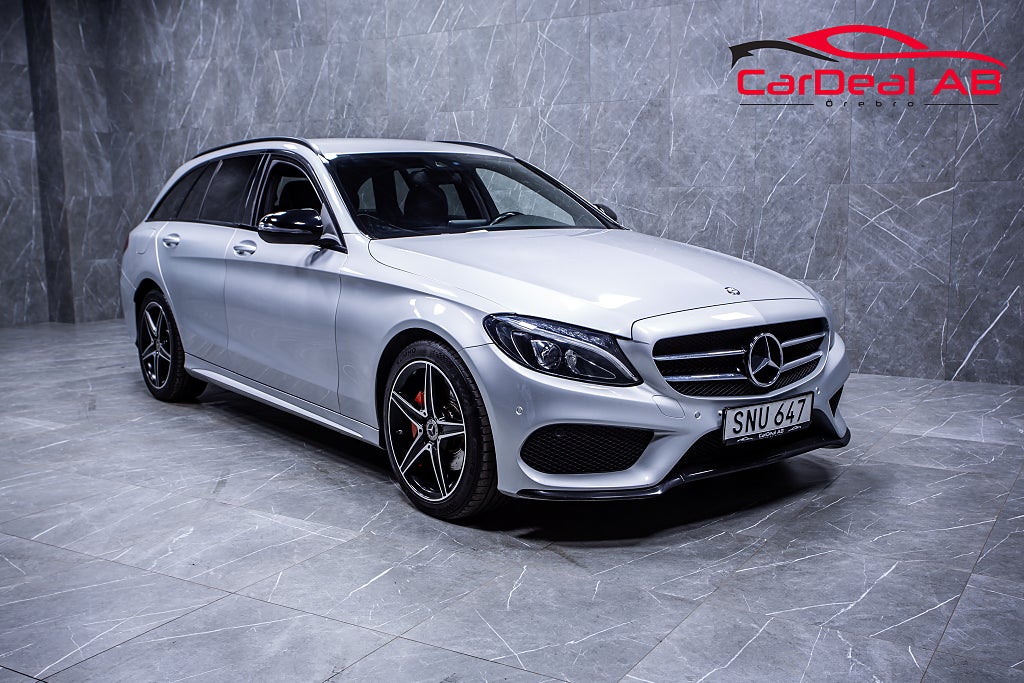 Mercedes-Benz C 220 T d 4MATIC 9G-Tronic AMG Line Värmare Skinn Navi