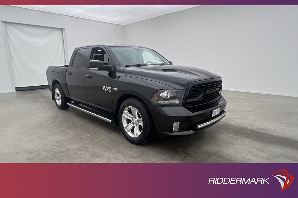 Dodge RAM Sport 5.7 4x4 Dragkrok Rambox Luft Skinn Taklucka