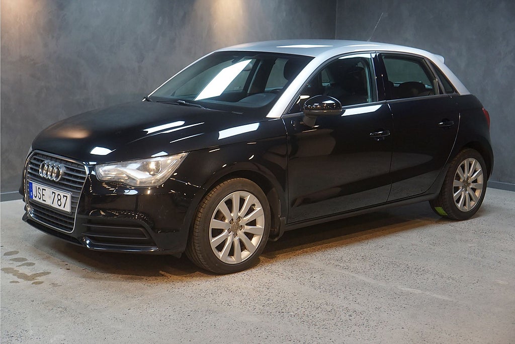 Audi A1 Sportback 1.2 TFSI Manuell, 86hk, 2012