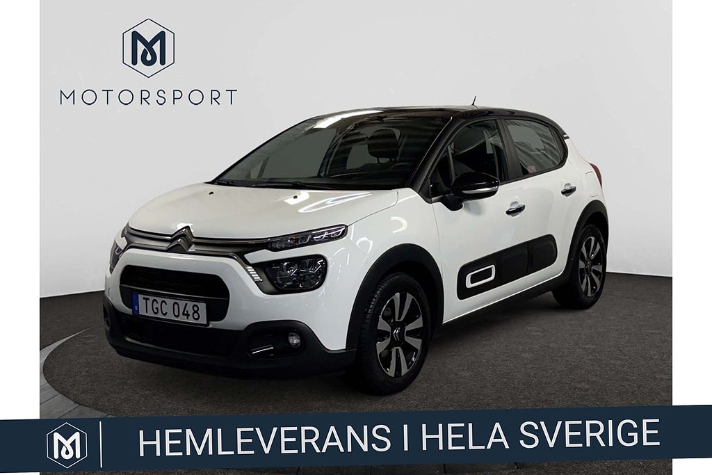 Citroën C3 1.2 110hk Automat Farthållare Apple Carplay Bluetooth