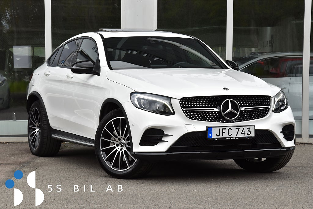 Mercedes-Benz GLC 250 d Coupé 4MAT 9G AMG NIGHT PANO 360° DRAG VÄRM 204HK