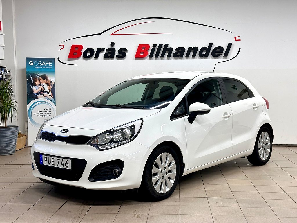 Kia Rio 5-dörrar 1.2 CVVT GLS  2 Ägare S+V Däck 