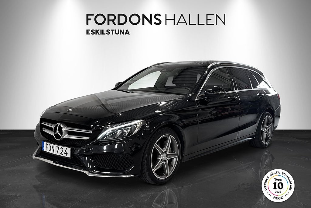 Mercedes-Benz C 220 T d 4MATIC AMG /Panorama /Burmester® /D-värm /Drag
