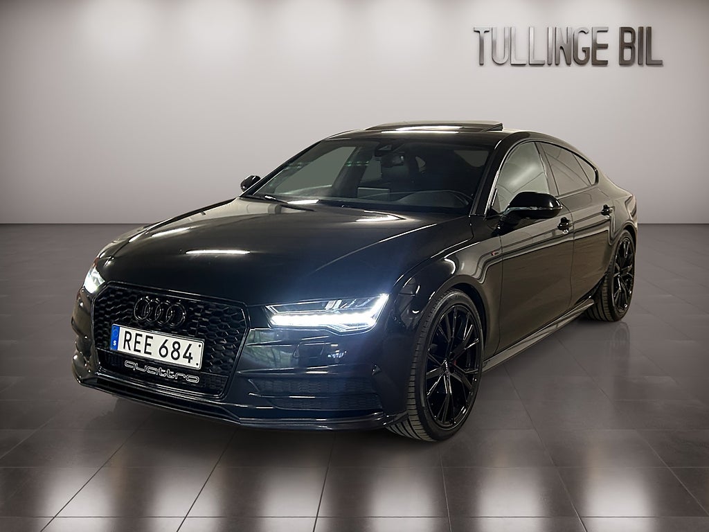 Audi A7 3.0 TDI 272HK S-Line Pano B-Kamera Navi Drag Läder 20”