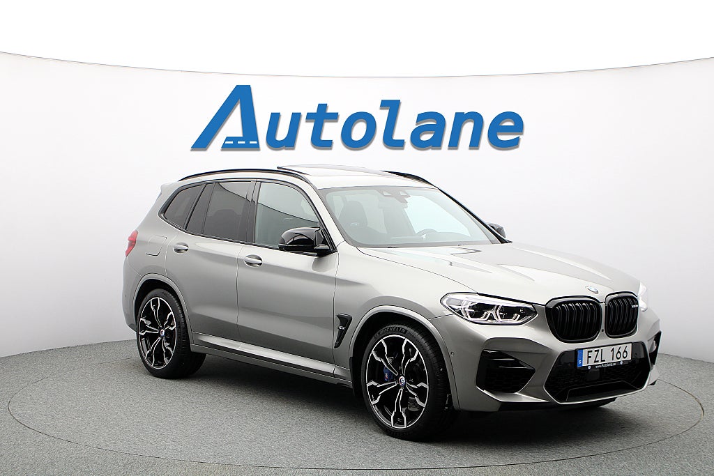 BMW X3M M Competition Pano,HUD,Kolfiber, H/K,21",Drag,510hk 