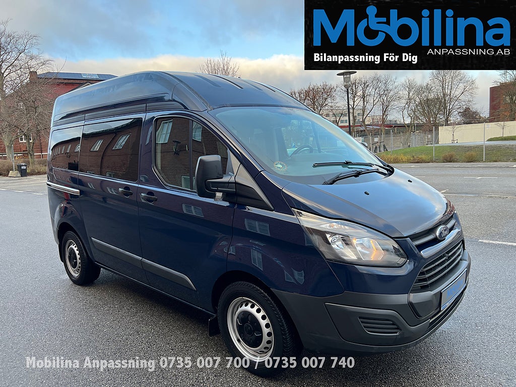Ford Transit Custom Handikappanpassad Rullstolsbil 