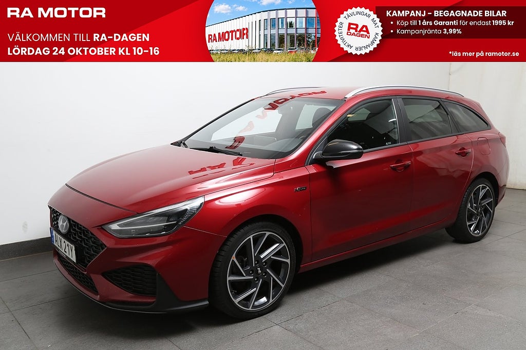 Hyundai i30 1,5 T-GDI 159hk N-Line Kombi Aut Backkamera Moms 