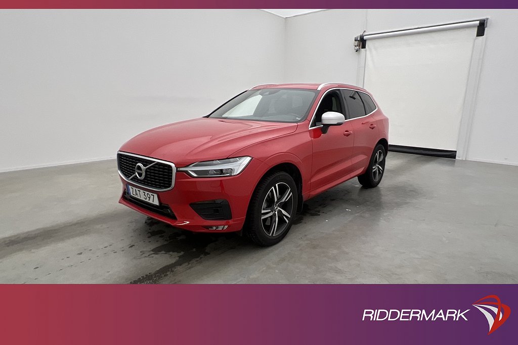 Volvo XC60 D4 AWD 190hk R-Design VOC Värmare Skinn CarPlay