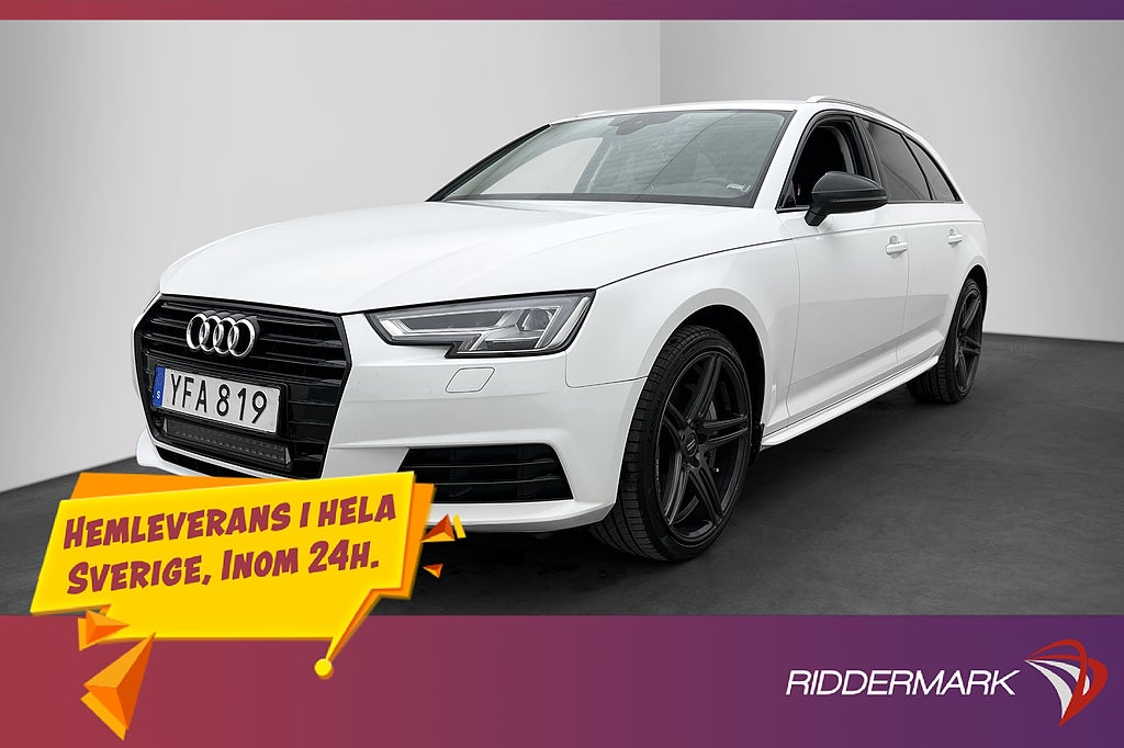Audi A4 Avant 2.0 TDI 190hk Proline Sensorer Farthållare