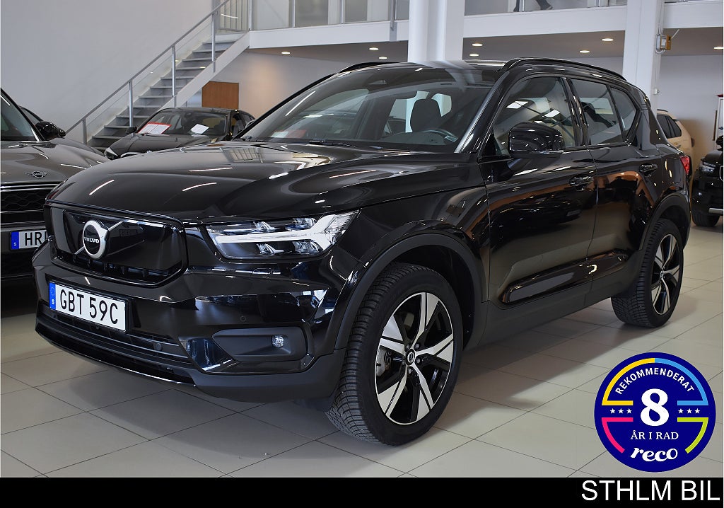 Volvo XC40 P6 Recharge Plus BLIS Google Värm 4.95% Ränta Euro 6