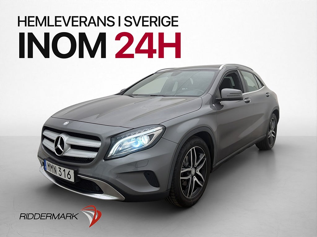 Mercedes-Benz GLA 200 4M Progressive Pano Kamera Halvskinn