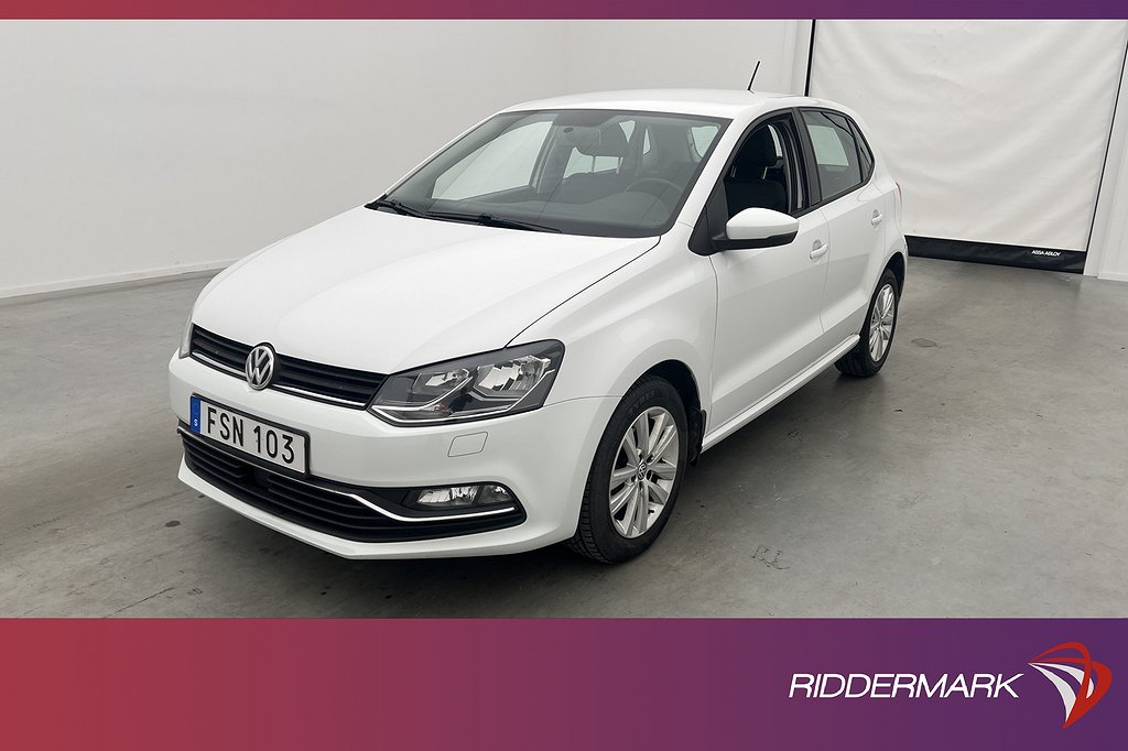 Volkswagen Polo 1.2 TSI 90hk M/K-Värmare Bluetooth 0,47l/Mil