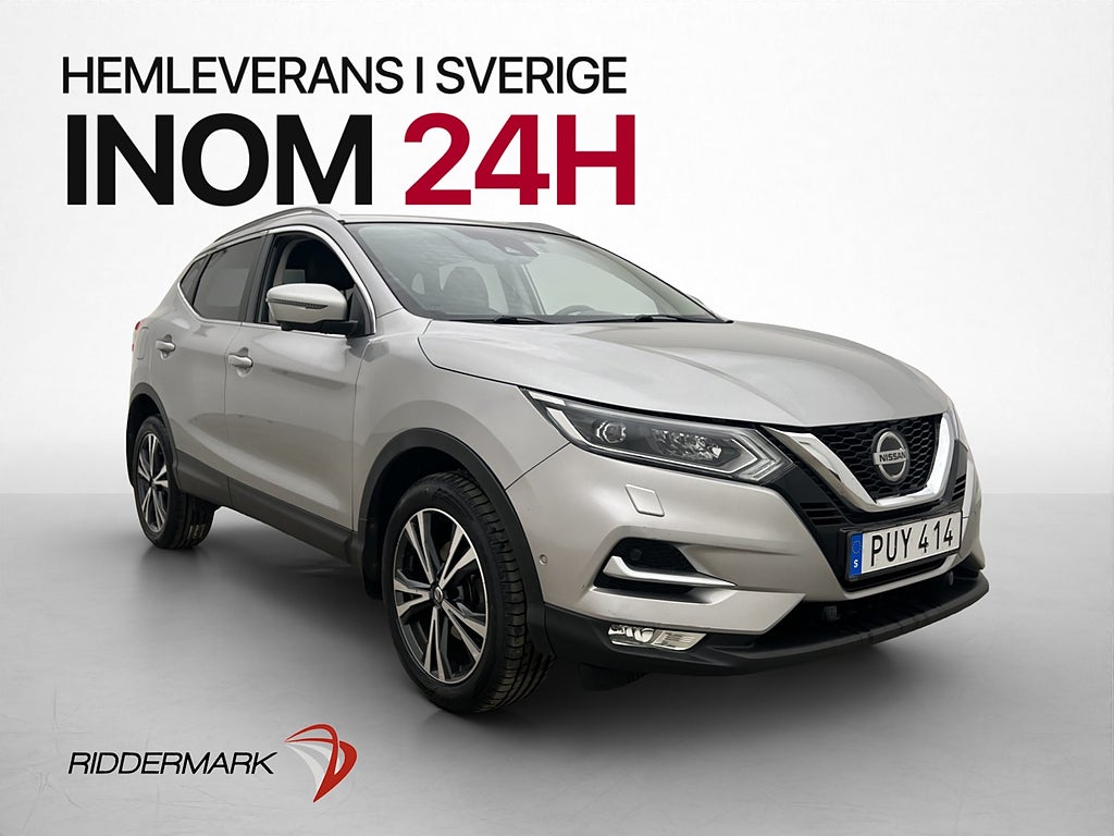 Nissan Qashqai 1.3 DIG-T 140hk Tekna 360° Navi CarPlay