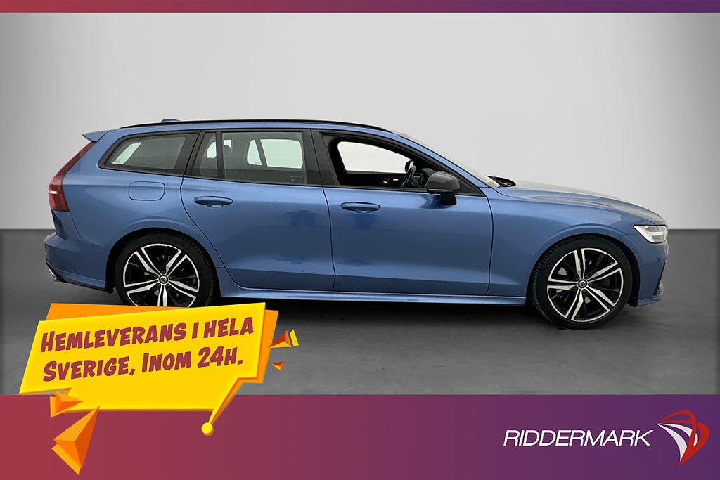 Volvo V60 Polestar T6 AWD R Design B&W Skinn VoC Värm 326hk
