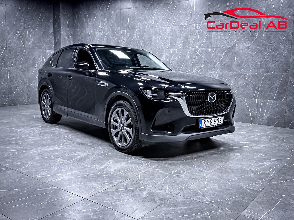 Mazda CX-60 PHEV AWD 327hk Cockpit Kamera Navi Döda vinkel CarPlay
