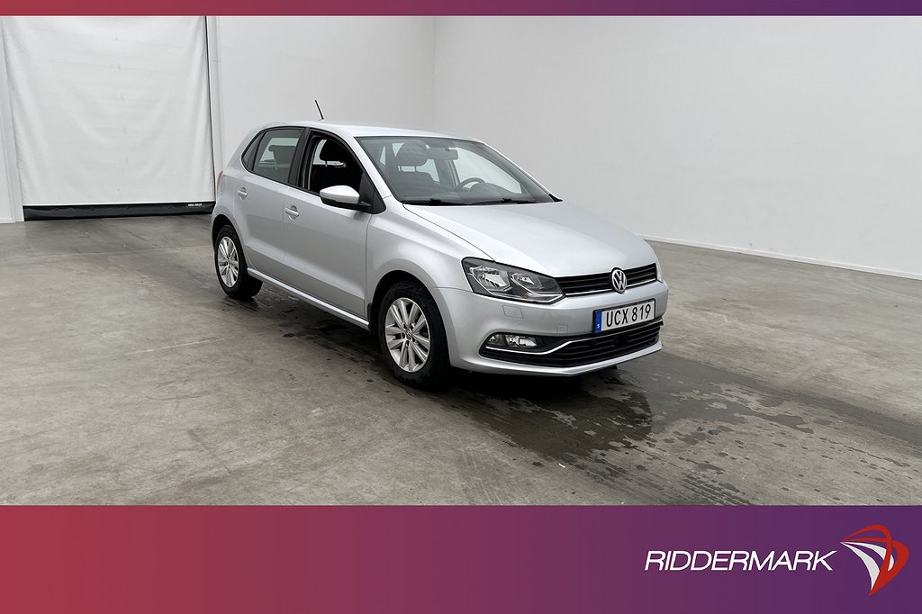 Volkswagen Polo 1.2 TSI 90hk Bluetooth 0,47L/Mil Låg-Skatt