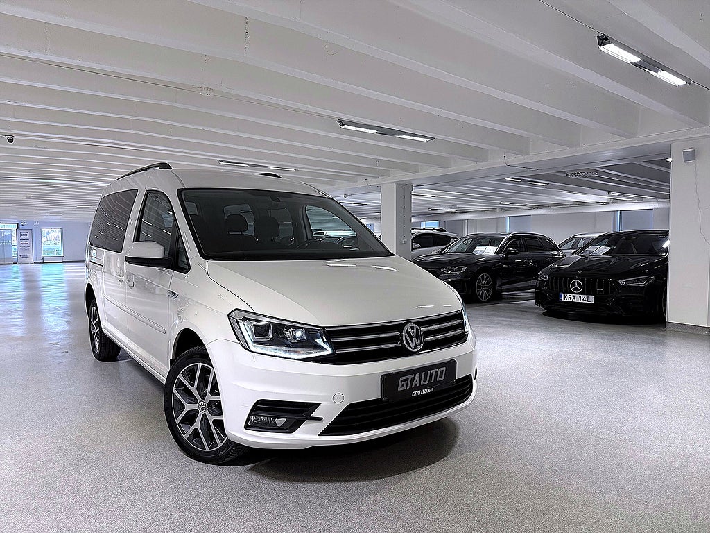 Volkswagen Caddy Maxi Life 2.0TDI 150hk BMT 4M 7sits Värmare