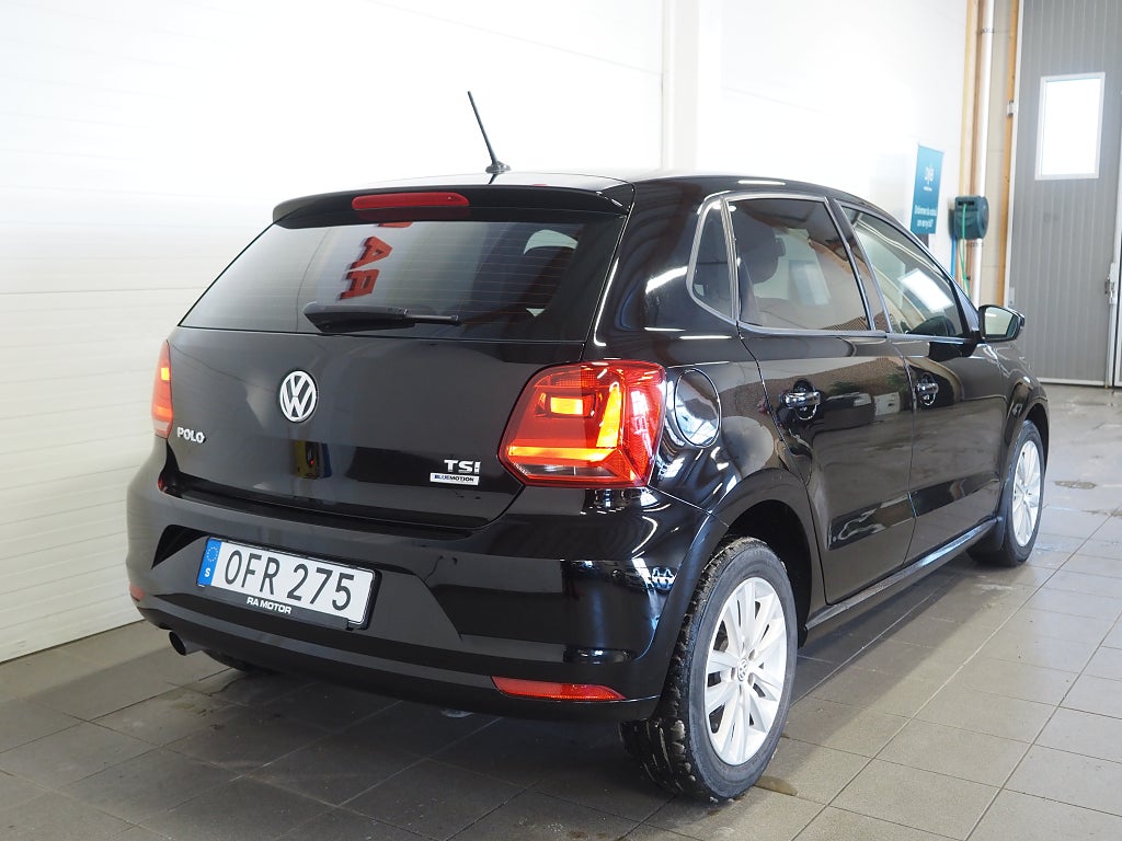 Volkswagen Polo 5-dörrar 1.2 TSI 90hk | M&K | 2017