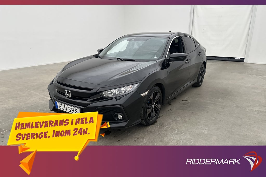 Honda Civic 1.0 CVT 126hk Elegance Kamera CarPlay Navi
