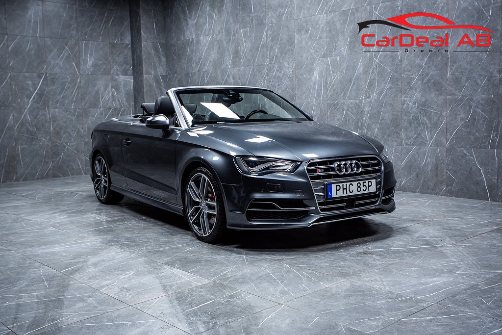 Audi S3 Cabriolet 2.0 TFSI Quattro 300hk Milltek B&O B-Kam