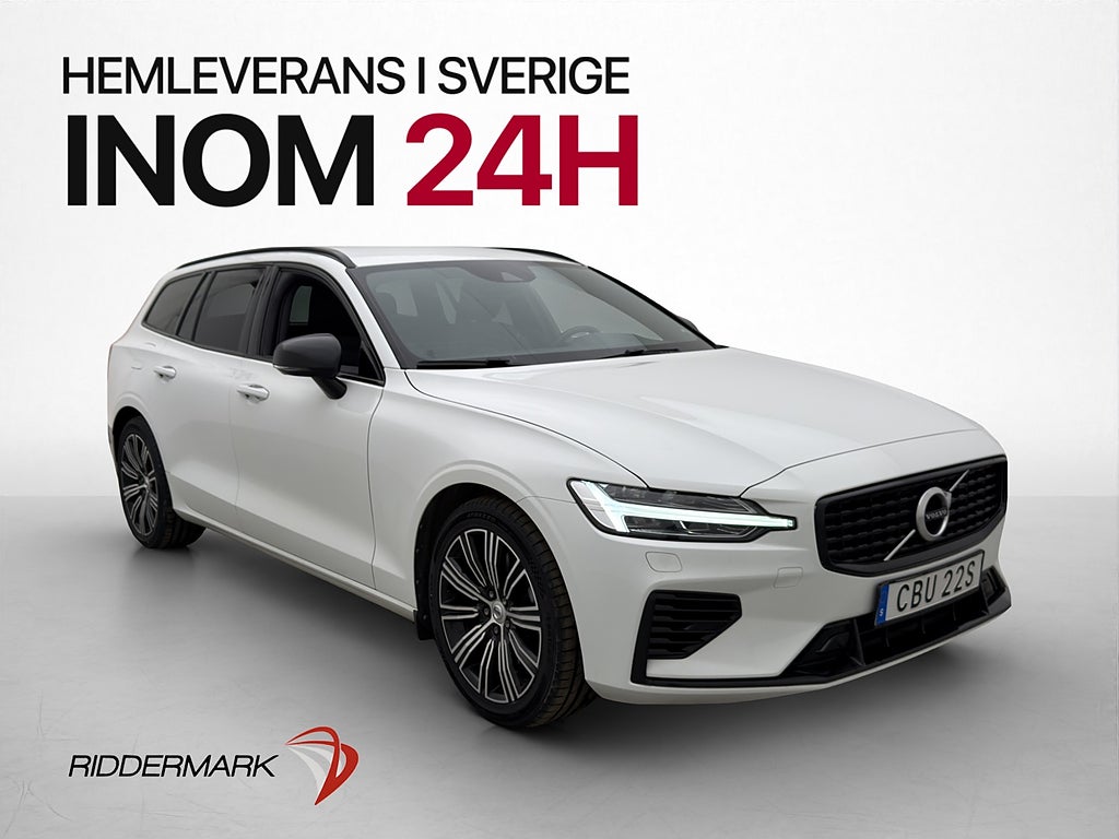 Volvo V60 Recharge T6 AWD R-Design VOC P-Värmare Kamera Navi