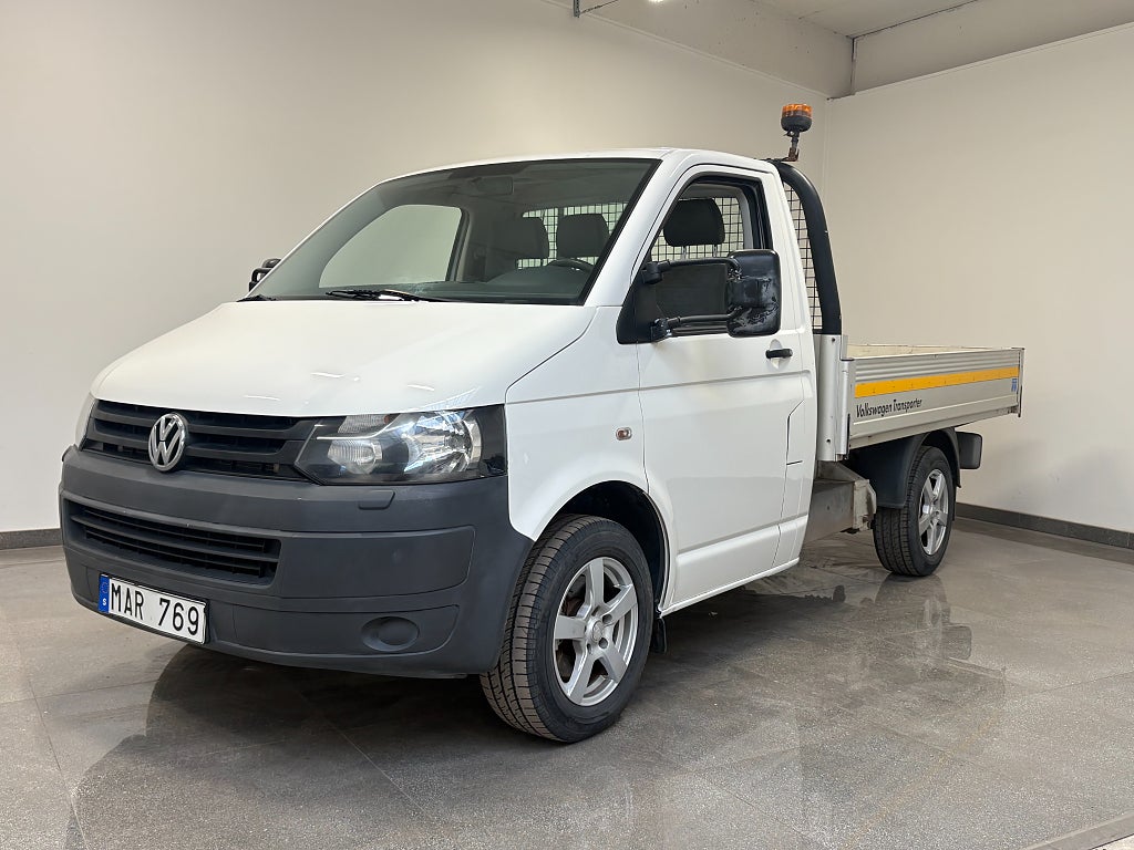 Volkswagen Transporter Flak ( Lång ) T30 2.0 TDI Blixtljus Ny-Besiktad MOMSBIL