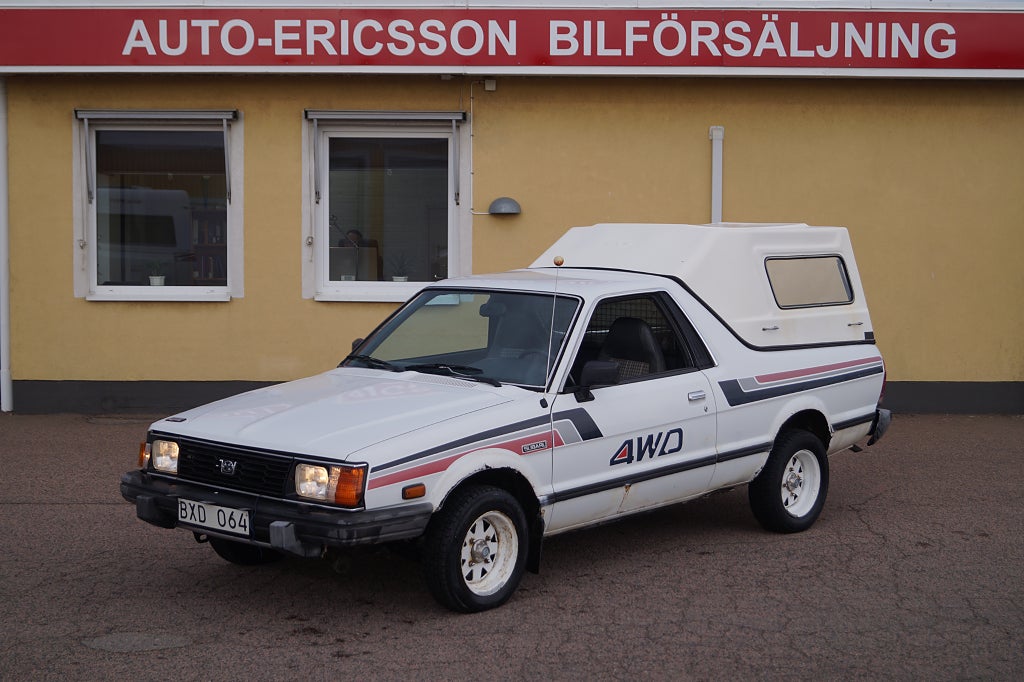 Subaru 1800 4WD Nybesiktigad | Få ägare | Fyrhjulsdrift | Skattefri