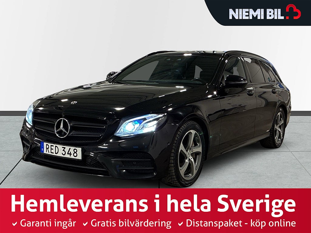 Mercedes-Benz E 220 T d 4MATIC 9G-Tronic AMG Line Drag Värmare Pano S&V
