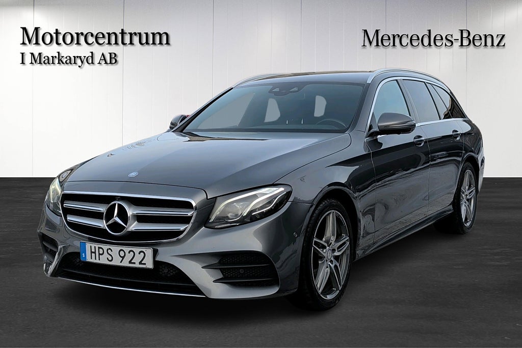 Mercedes-Benz E 220 T d 9G-Tronic AMG/Head-up/Minnespaket/Värmare/Drag