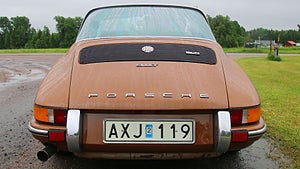 Totalt har Porsche 911 Targa rullat 5 357 mil. Foto Bilweb Auctions