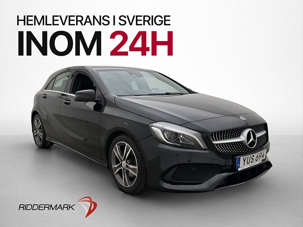 Mercedes-Benz A 180 AMG Kamera CarPlay Navi Läder Keyless