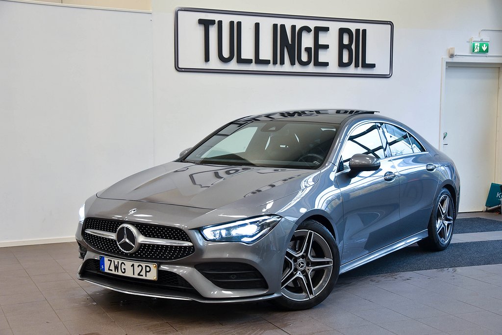 Mercedes-Benz CLA 220 4MATIC AMG Burm Pano Wide Värm Elstol