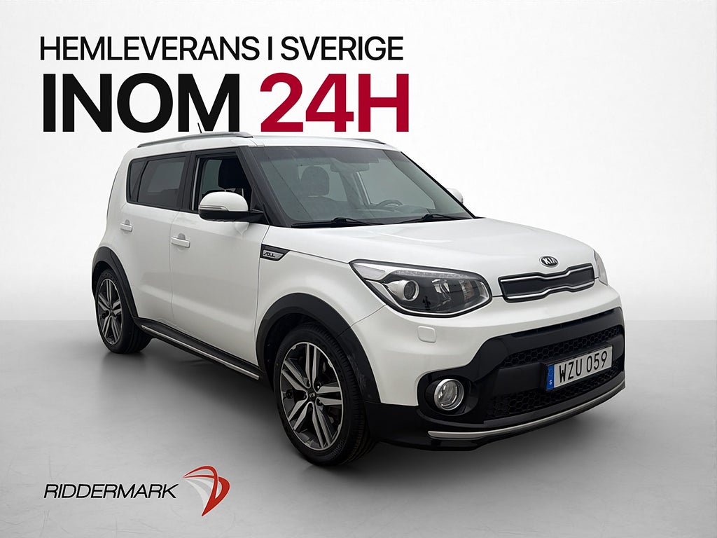 Kia Soul 1.6 CRDi GLS Dragkrok Backkamera CarPlay Navigation