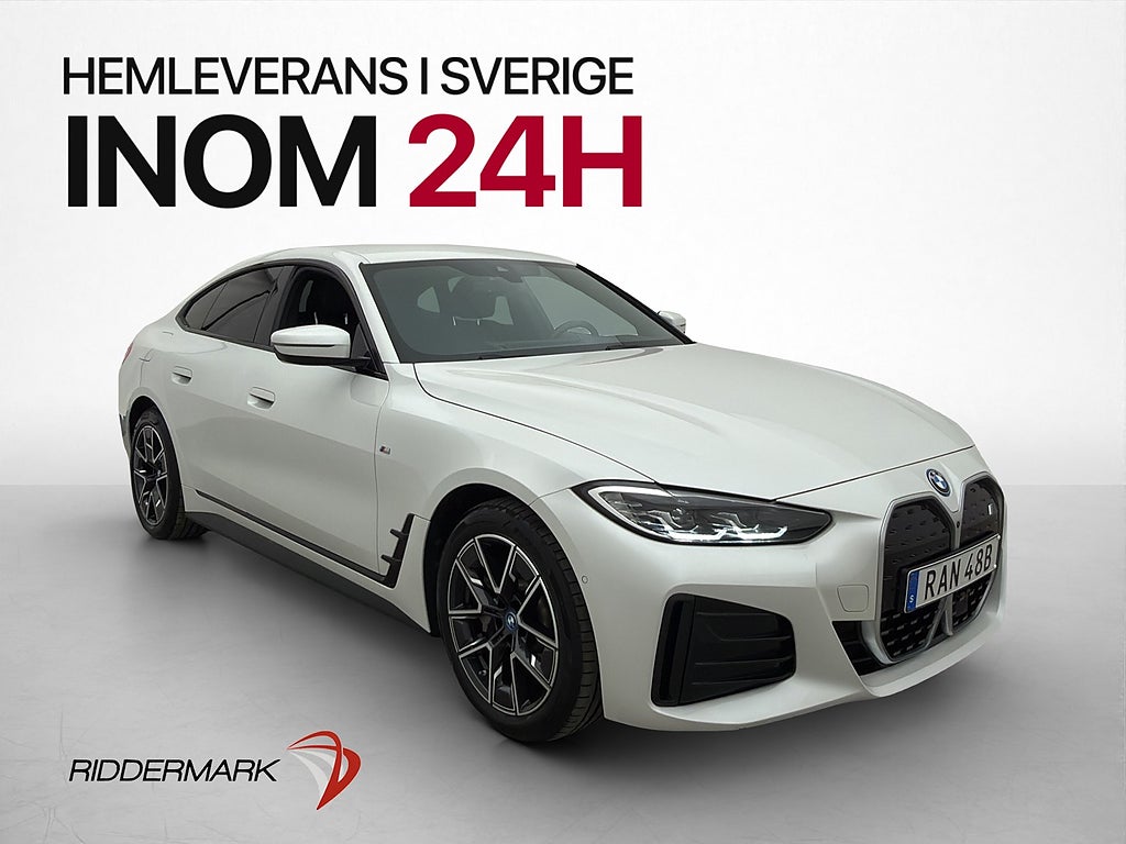BMW i4 eDrive40 Gran Coupé M Sport 360° Dragkrok MOMS
