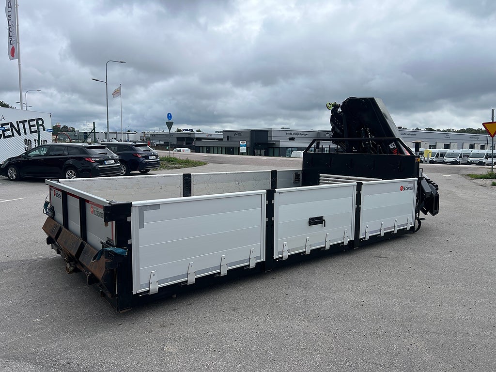 Övriga Kranflak Hiab 232-E5 kran & Schaktlucka
