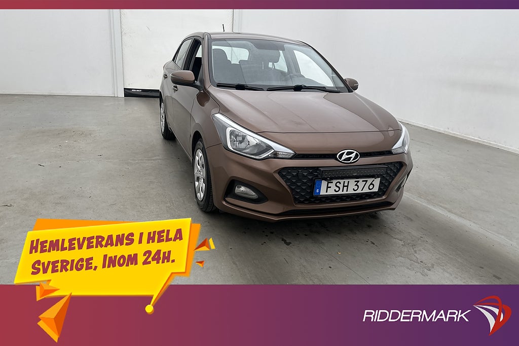 Hyundai i20 1.2 Premium M/K-Värmare Farthållare Rattvärme