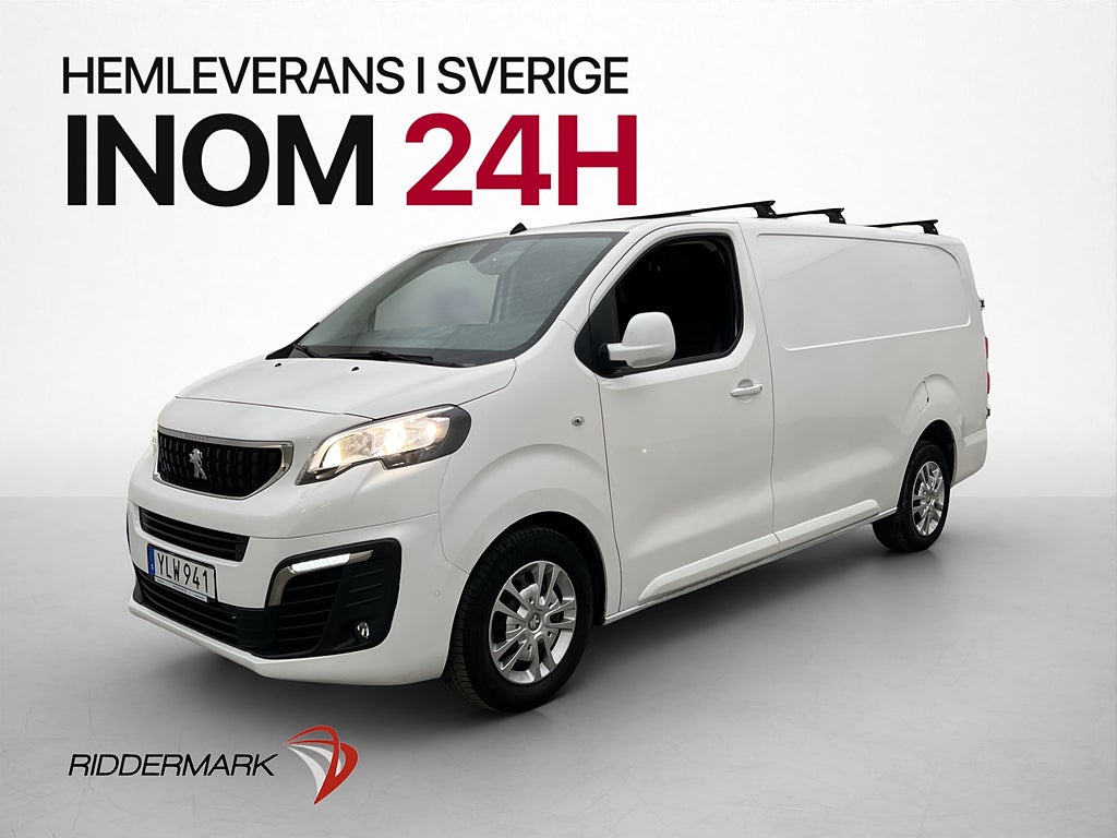 Peugeot Expert L3 177hk Värmare Dragkrok B-Kamera CARPLAY