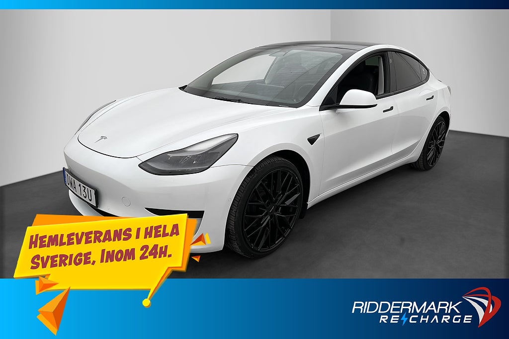 Tesla Model 3 Standard Range Plus Drag Autopilot Svensksåld