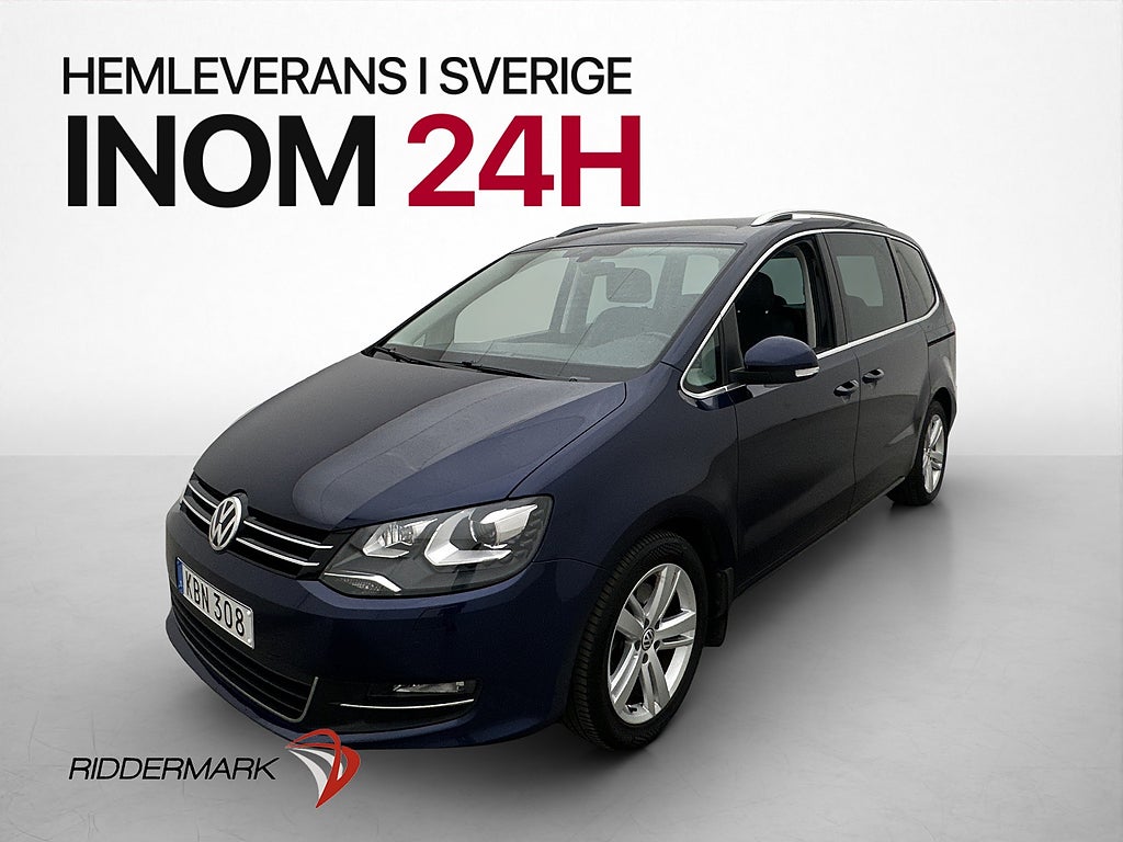 Volkswagen Sharan 2.0 4M 7-Sits Värmare Kamera Drag Eldörrar