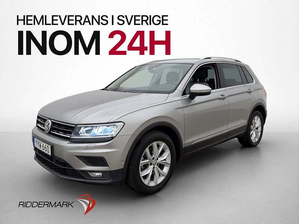 Volkswagen Tiguan 1.4 TSI 4M 150hk Cockpit Skinn Värm Drag