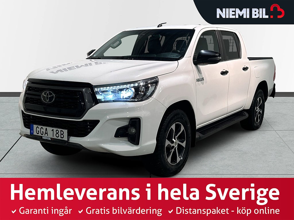 Toyota Hilux Dubbelhytt 2.4 AWD Drag Kamera MoK SoV MOMS