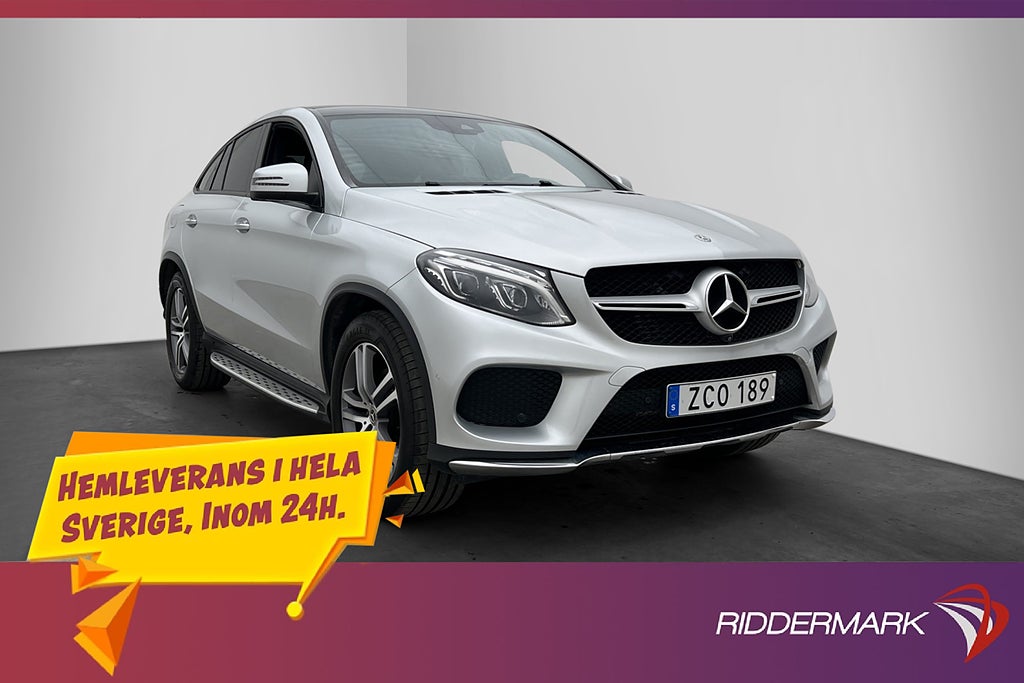 Mercedes-Benz GLE 350 d 4M Coupé AMG Panorama Värmare Drag