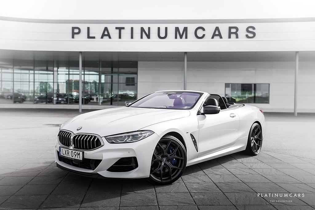 BMW M850i xDrive Cab 530hk / Sv.såld / Kolfiber / B&W / Soft