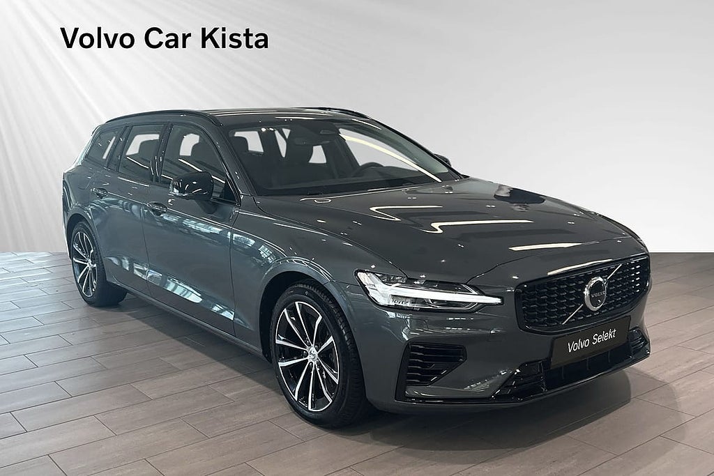 Volvo V60 T6 Plus Dark Nordic Edition Läder Drag H/K 360K...