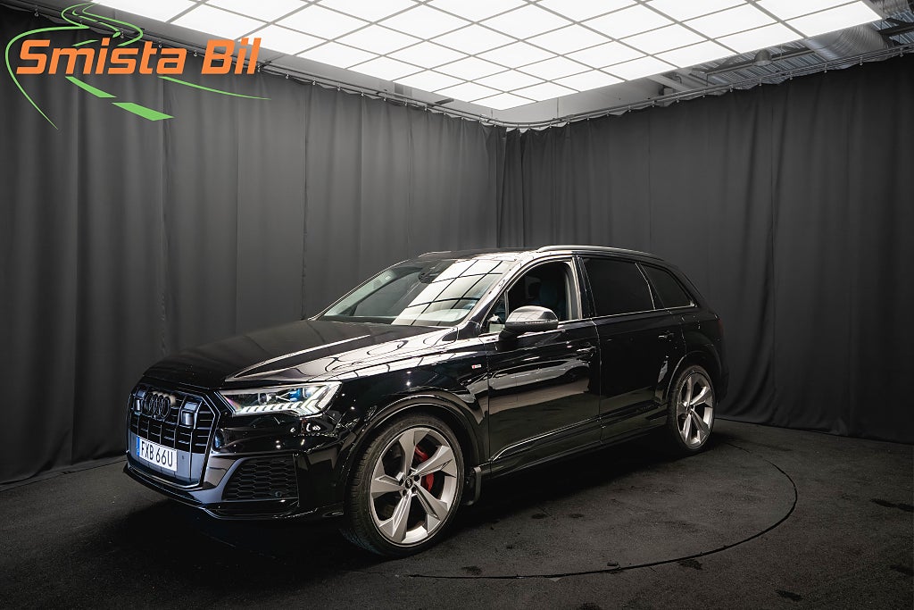 Audi Q7 60 TFSIe Q S-Line DIAMOND LÄDER B&O LUFT DRAG HD-MATRIX