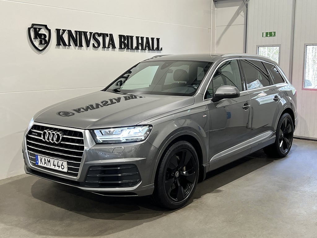 Audi Q7 3.0 TDI V6 Quattro S Line 7-Sits SE SPEC 272hk